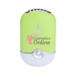 Ventilator oval pentru extensii gene false sau lac de unghii, Verde + 1 Pigment Make-up Cadou
